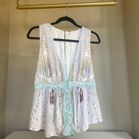 Free People The Siren Top in ivory, size xs. NWT - Picture 4 of 6